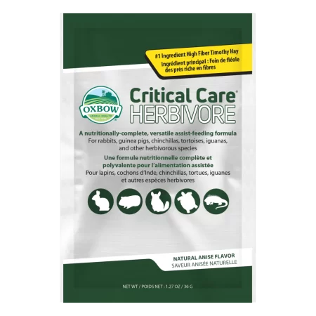 Supliment de recuperare cu aroma de anason, Critical Care Anise, Oxbow, 36gr