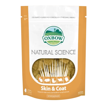 Supliment pentru sanatatea sanatatea pielii si a blanii rozatoarelor, Natural Science, Oxbow, 120gr