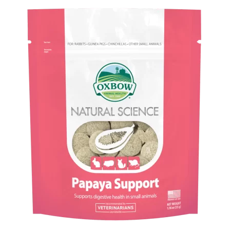 Supliment cu Papaya pentru sistemul digestiv al rozatoarelor, Natural Science, Oxbow, 33gr