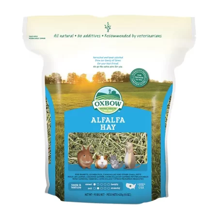 Fan de lucerna pentru rozatoare, Alfalfa Hay, Oxbow, 425gr